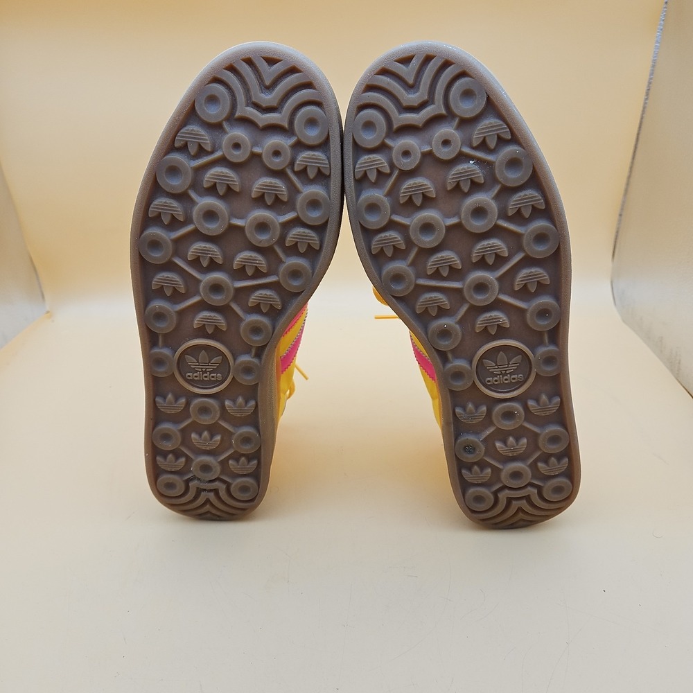 Adidas Gazelle Bold Shoes Womens Size 10 Yellow Pink Platform Sneakers IG4387 - Picture 8 of 10